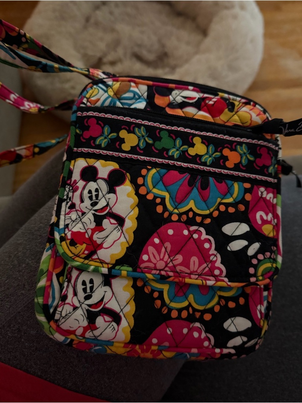 Vera Bradley Disney Parks Midnight with Mickey Mouse Mini Hipster Crossbody bag